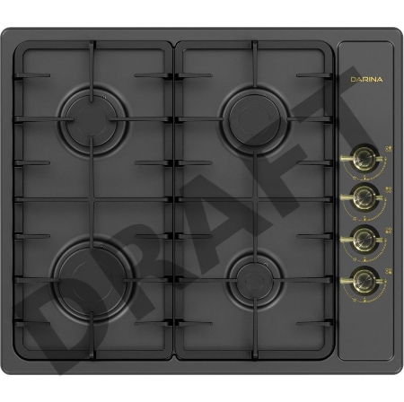 Газовая варочная поверхность Darina 1T18 BGM 341 11 At антрацит