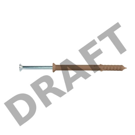 Дюбель-гвоздь PN-UK 6х40 контейнер нейлон (уп.130шт) Партнер 44911