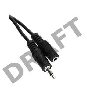 Кабель VCOM VAV7179-1.8M Кабель удлинительный 3.5 Jack (M) - 3.5 Jack (F), стерео, аудио, 1.8м 