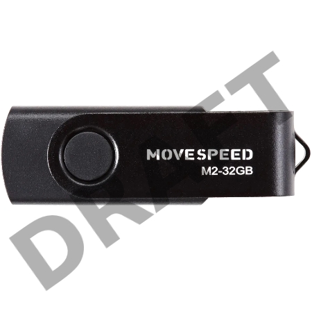 Накопитель USB2.0 32GB Move Speed M2 черный
