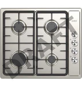 Газовая варочная поверхность Darina 1T1 BGM341 11 X серебристый