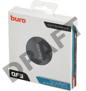 Беспроводное зар./устр. Buro QF3 1.1A QC черный (QF3A10BK)