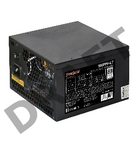 Блок питания БП 500W ExeGate 500PPH-LT, 80+, ATX, black, APFC, 12cm, 24p, (4+4)p, 5*SATA, 3*IDE