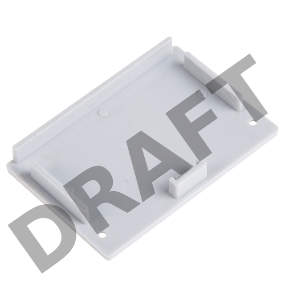 Заглушка для накладного профиля 5032 без отверстия REXANT