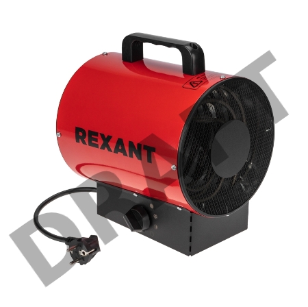 Пушка тепловая, прямоугольная подставка, 3 кВт REXANT