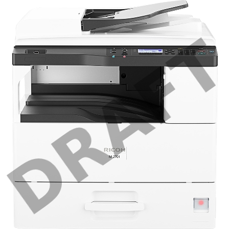 Цифровое МФУ Ricoh M 2701 (A3, 27 стр/мин,копир/принтер/цв.сканер/сеть/дуплекс/автоподатчик/девелопер/тонер)