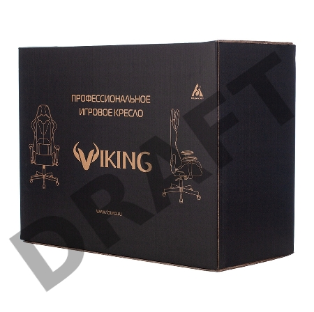 Кресло игровое Бюрократ VIKING 4 AERO RUS две подушки белый/синий/красный черный искусст.кожа/ткань