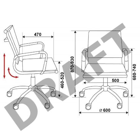 Кресло руководителя Бюрократ CH-993-Low/grey низкая спинка серый искусственная кожа крестовина хромированная