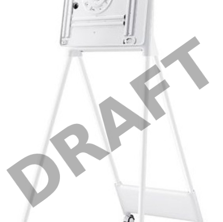 Мобильная стойка Samsung STN-WM55R для интерактивного ЖК-дисплея WM55R, светло-серая