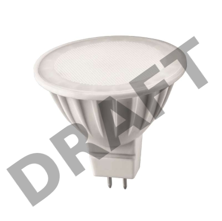 Лампа светодиодная 71 641 OLL-MR16-7-230-4K-GU5.3 7Вт 4000К белый GU5.3 480лм 176-264В ОНЛАЙТ 71641