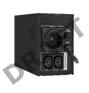 ИБП ExeGate SpecialPro UNB-650.LED.AVR.1SH.2C13 <650VA/360W, LED, AVR, 1*Schuko+2*C13, металлический корпус, Black>