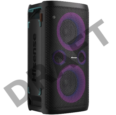 Минисистема Hisense Party Rocker One черный 300Вт FM USB BT