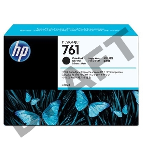 Картридж струйный HP №761 CM991A черный матовый для HP DJ T7100 (400мл)