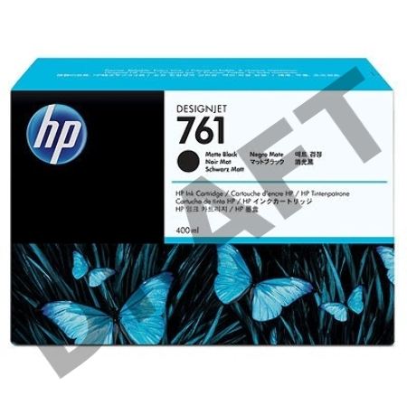 Картридж струйный HP №761 CM991A черный матовый для HP DJ T7100 (400мл)