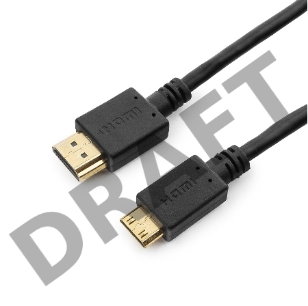 Кабель HDMI-miniHDMI Gembird/Cablexpert CC-HDMI4C-10, 19M/19M, 3.0м, v1.4, 3D, Ethernet, черный, позол.разъемы, экран, пакет