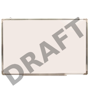 Доска магнитно-маркерная Buro лак 60x90см алюминиевая рама лоток для аксессуаров