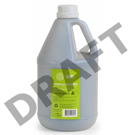 Тонер Cactus CS-TBR-1000 черный (флакон 1000гр) Universal toner для Brother