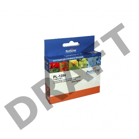 Картридж PL-1284 для принтеров Epson StylusS22/SX125/SX130/SX420W/SX425W/Office BX305F/BX305FW Yellow пигментные ProfiLine