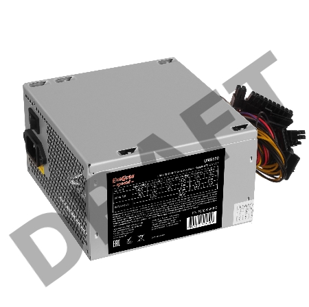 Блок питания ExeGate Special ES282068RUS 550W UNS550, ATX, 12cm fan, 24p+4p, 6/8p PCI-E, 3*SATA, 2*IDE, FDD