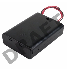 Батарейный отсек 3хАА (с проводами, закрытый)