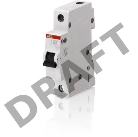 Выключатель автоматический модульный 1п C 6А 6кА SH201 ABB 2CDS211001R0064