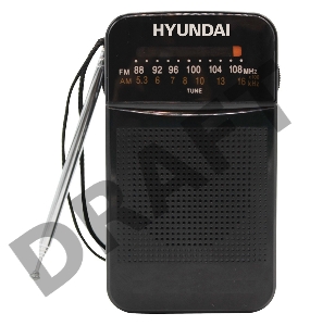 Радиоприемник портативный Hyundai H-PSR110 черный