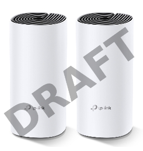 Домашняя Mesh TP-Link Wi-Fi система Deco M4 (1-Pack), 1167Мбит/с (5 ГГц: до 867 Мбит/с + 2,4 ГГц: до 300 Мбит/с),  2 порта 1000 Мбит/с, 2 встроенные антенны на каждом модуле Deco