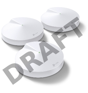 Маршрутизатор TP-Link TP-Link DECO M5(3-PACK) AC1300 Домашняя Wi-Fi система, чипсет Qualcomm, два диапазона (Dual-Band), поддержка стандартов 802.11ac/a/b/g/n, 717 МГц четырёхъядерный процессор, Bluetooth 4.2, 2 гигабитных порта Ethernet, 1 порт USB Type-