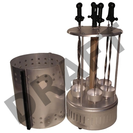 Шашлычница ПИКНИК ЭШВ-1,25/220, 1250Вт, 6 шумпуров, цвет.упаковка (в уп.4шт)