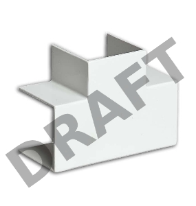 Тройник накладной 90град. 16х16 бел. Рувинил ТРН-16х16