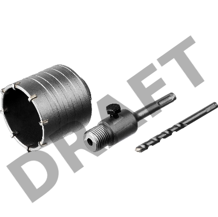 Коронка по бетону SDS-Plus, в сборе, d=68мм | 29216-68 | СИБИН