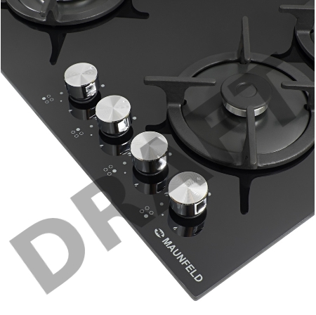 Газовая варочная поверхность Maunfeld EGHG.64.1CB/G черный