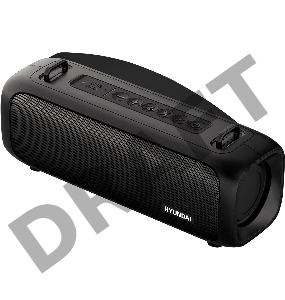 Колонка порт. Hyundai H-PS1020 черный 16W 2.0 BT 10м 1500mAh