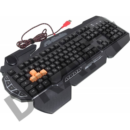Клавиатура A4Tech Bloody B314 черный USB Multimedia Gamer LED (подставка для запястий)