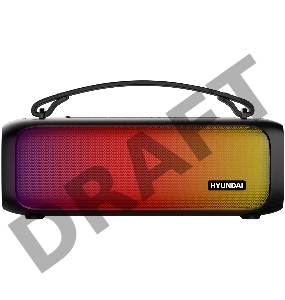 Колонка порт. Hyundai H-PS1020 черный 16W 2.0 BT 10м 1500mAh