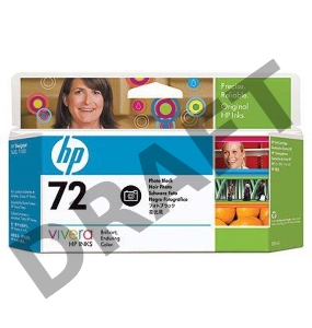 Картридж струйный HP №72 C9370A черный для HP DJ T1100/T610 (130мл)