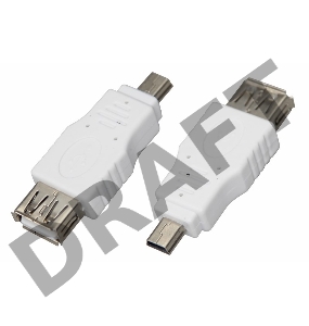 Переходник гнездо USB-A (Female)-штекер miniUSB (Male) REXANT