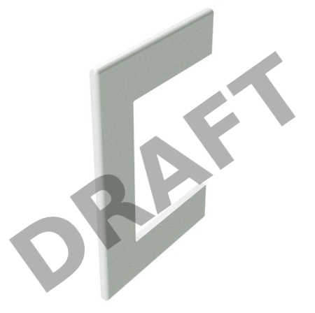 Ввод в стену для кабель-канала RQM 80 ДКС 01775