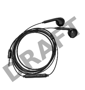 Проводные наушники-вставки с микрофоном Hoco M55 Black