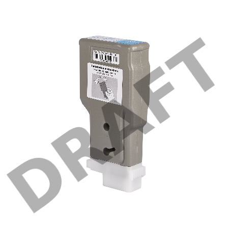 Струйный картридж Sakura 2891C001 ( PFI-320 C) для Canon, голубой, 300 мл.