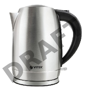 Чайник Vitek VT-7033 ST стальной (стальной, 2200 Вт, 1.7 л .)