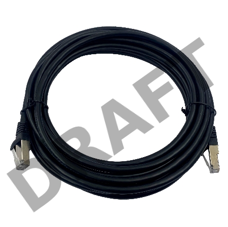 Патч-корд Buro STP 4 пары cat7 CCA molded 5м черный RJ-45 (m)-RJ-45 (m)
