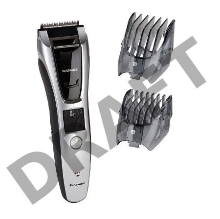Машинка для стрижки Panasonic ER-GB70-S520 серебристый/черный (насадок в компл:2шт)