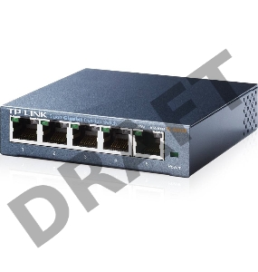 Коммутатор TP-Link SOHO  TL-SG105  5-port Desktop Gigabit Switch, 5 10/100/1000M RJ45 ports, metal case
