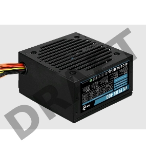 Блок питания Aerocool ATX 400W VX-400 PLUS (24+4+4pin) 120mm fan 2xSATA RTL