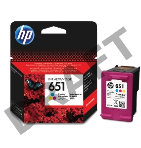 Картридж струйный HP 651 C2P11AE трехцветный для HP DJ IA5575e (300стр.)