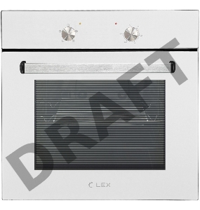 Духовой шкаф Электрический Lex EDM 040 WH белый, встраиваемый