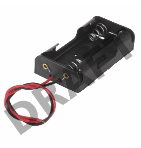 Батарейный отсек 2xAA (с проводами)