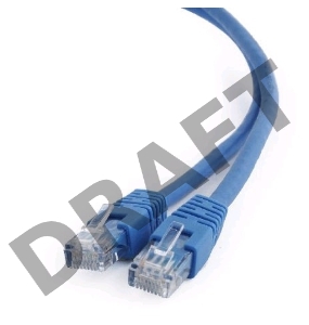 Патч-корд UTP Cablexpert кат.6, 1м, литой, многожильный (синий)