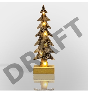 Деревянная фигурка с подсветкой  